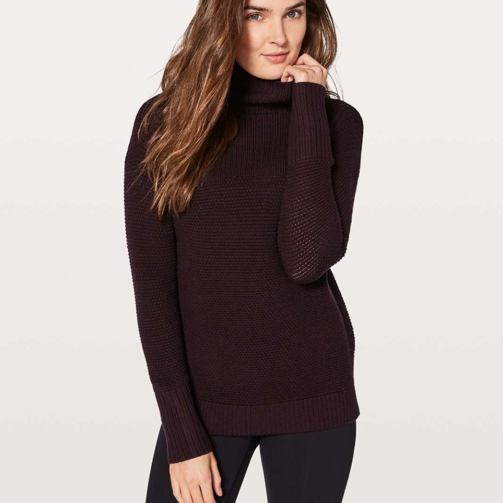 Lululemon | Plum Warm & Restore Sweater